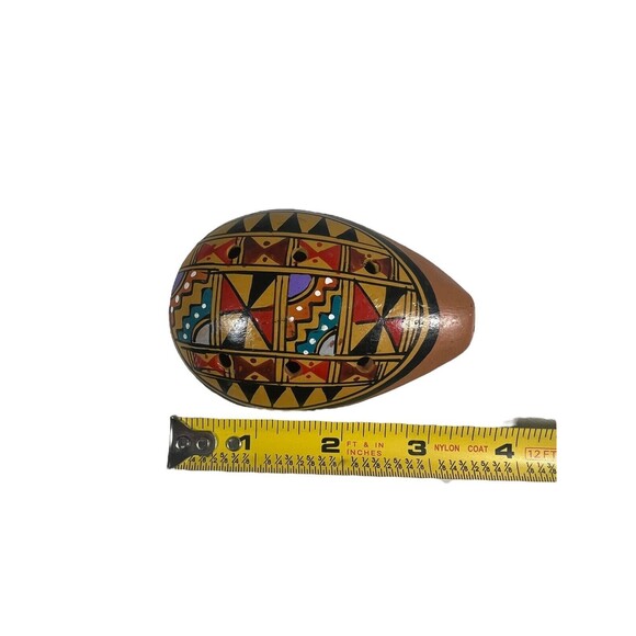 Peruvian Clay Whistle Hand Painted & Hand Made Peruvian Crafts & Jewelry - Picture 7 of 11